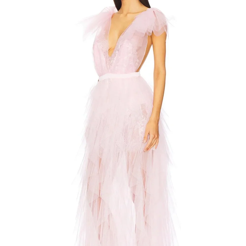 For Love And Lemons Pink Maxi Dress - Picture 2 of 6